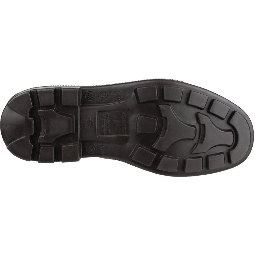 Nuevo Dunlop Purofort Vallay Impermeable Verde/marrón Botas - P182433
