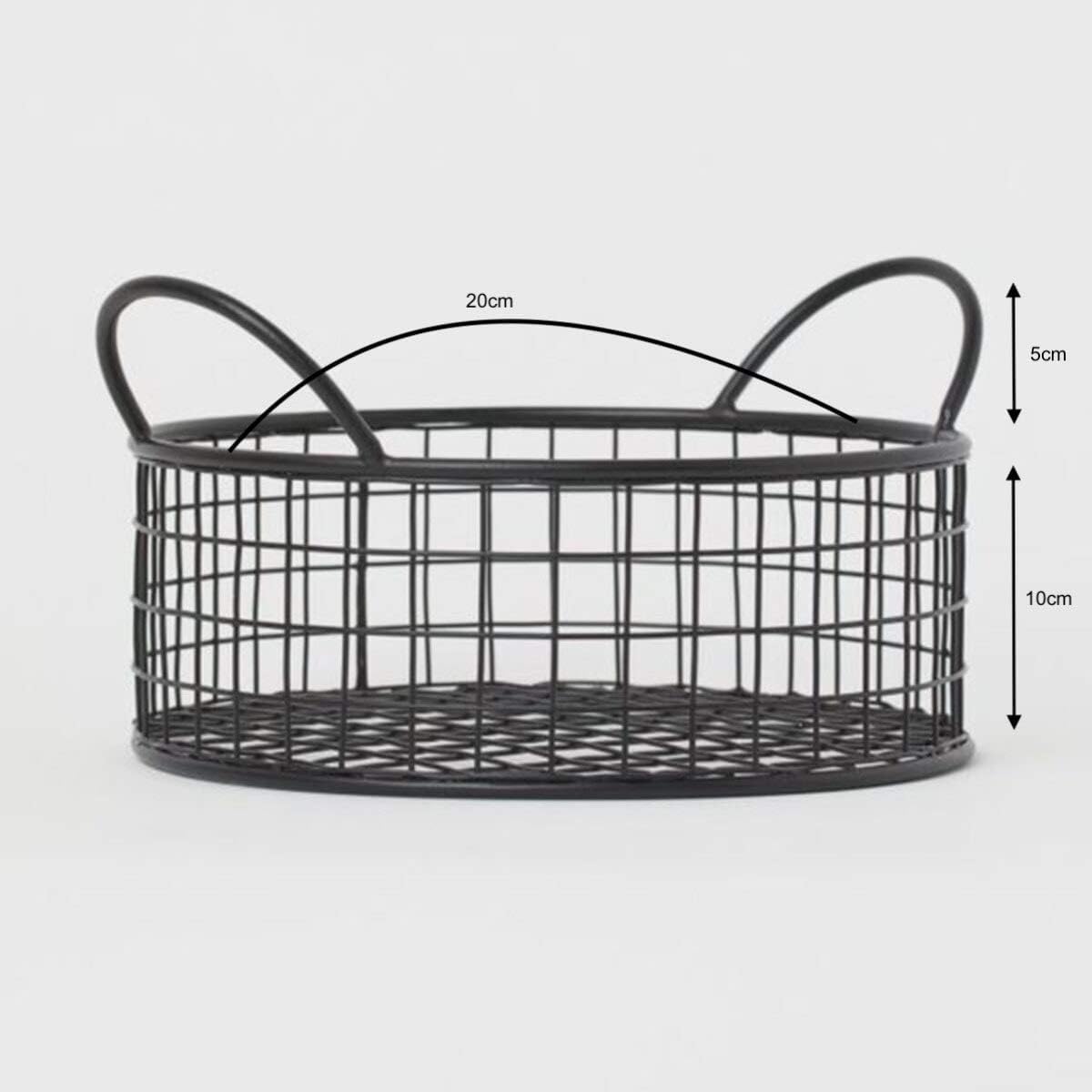 OGFC 567846 Metal Bread Basket Decorative Bread basket/Bread Storage/toast rack/Toast rack - Black 1