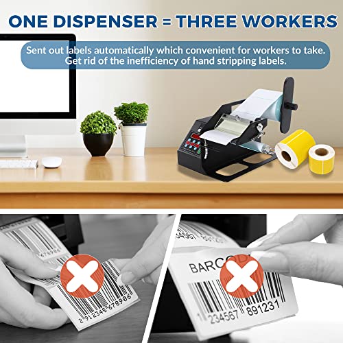 Baoshishan MZY-31B Automatic Label Dispenser Automatic Counting Label Stripper Speed Adjustable Label Separating Machine thumb #1