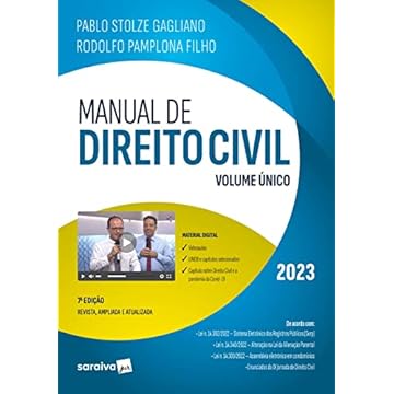 Capa do livro Manual de Direito Civil - Volume Único - 7ª edição 2023