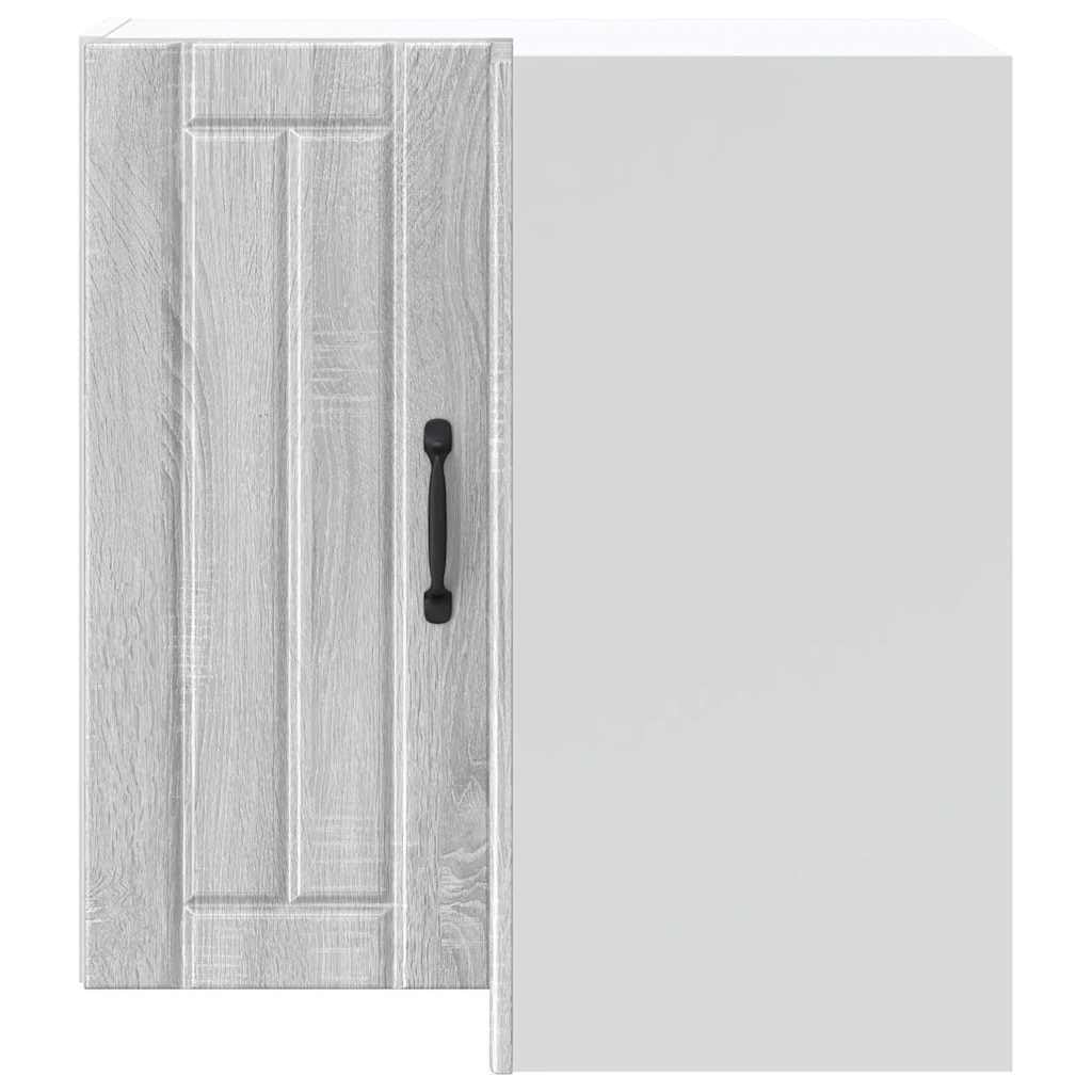 Lucca - Armadietto angolare da cucina in legno Sonoma, 57 x 57 x 60 cm, con molto spazio, montaggio a parete, superficie robusta per cucina, sala da pranzo e dispensa, 70 kg