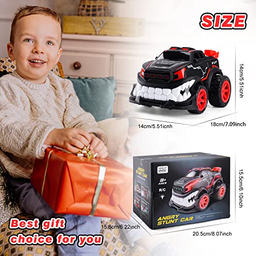 Fuuy Remote Control Car For Toddlers 1/20 Scale Boys Toys For Kids Toddler Toys With Light 20+ Mins Stunt Car Christmas Birthday Gifts For 3 4 5 6 Year Old Preschool Toys Cars Rc Jeep Trucks For Kids #TOP5