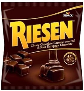 Riesen Chewy Chocolate Caramel covered in Rich European Chocolate 2.65 oz (75 g) Chocolate Contains 45% Cacao (1-Pack)