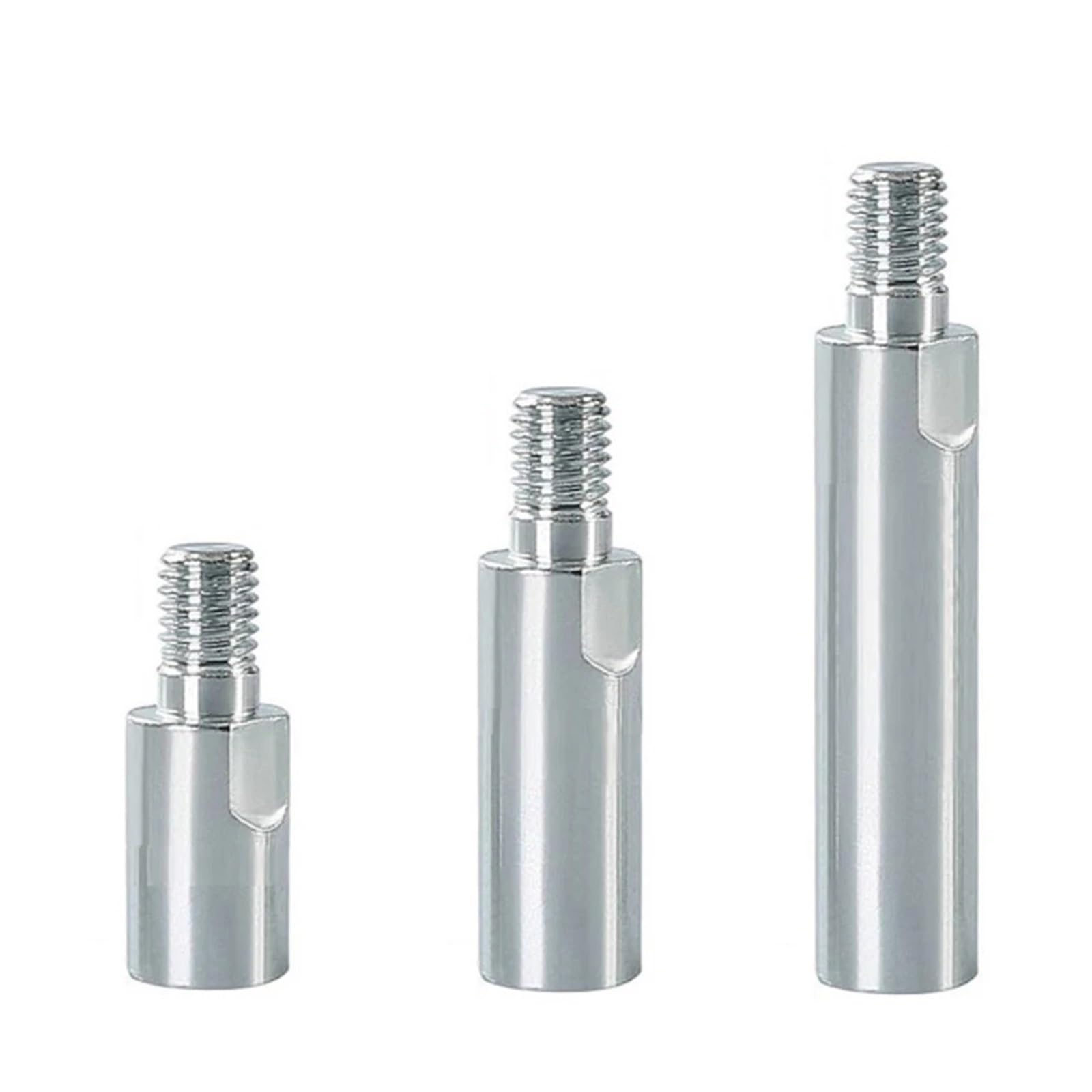 NEHXMA Adapter for Angle Grinder Angle Grinder Holder 3pcs Angle Grinder Polisher Extension Connecting Rod M10 Thread Adapter Shaft for Grinding Connection Adapter Power Tool