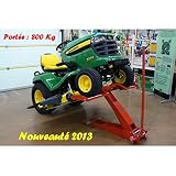 Kyoto-Elevador hidráulico para cortacésped capacidad: tractor 800 Kg, que facilita la limpieza y el mantenimiento de los profesionales autoportées de...