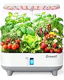 Growell Kit de culture hydroponique, 16 gousses, système de jardinage...