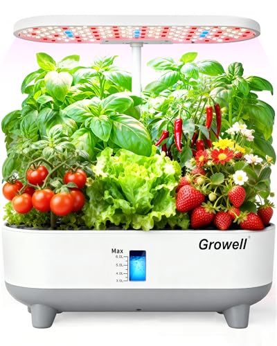 Kit de Cultivo Hidropônico Growell com Luz LED