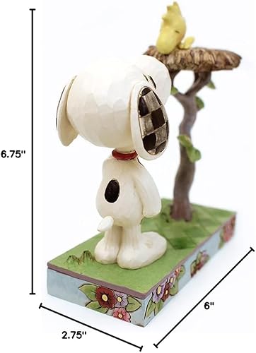Miniatura 7 de Enesco Peanuts by Jim Shore Snoopy con Woodstock en figura de nido, 6.75 pulgadas