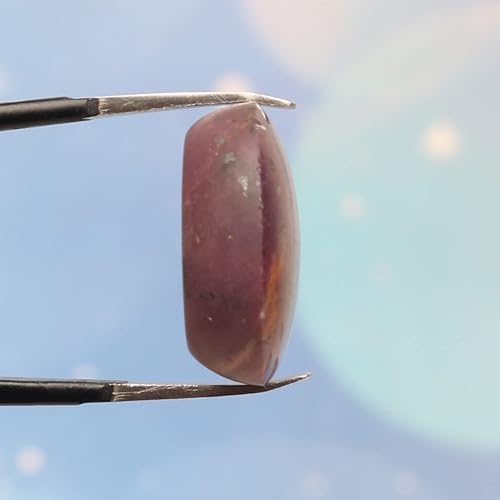 Miniatura 4 de REAL-GEMS Piedra preciosa suelta Indian Star Ruby 23 Ct. Forma ovalada perfecta natural certificado EGL Cabujón Piedra preciosa suelta para la