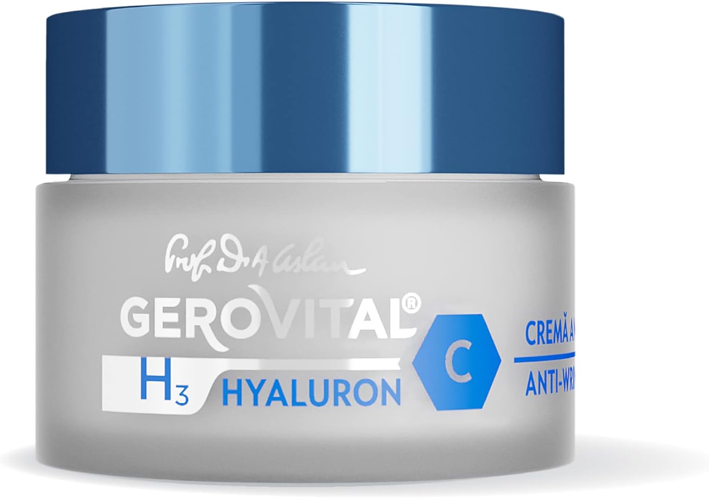 H3 Hyaluron C Anti-Wrinkle Day Cream 50ml – Hyaluronic Acid, Vitamin C, Niacinamide & Vitamin E – Intense Moisturiser for Normal to Dry Skin