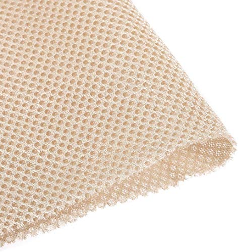 XYWHPGV Beige Speaker Mesh Grid Fabric Stereo Box Fabric Dustproof Audio Fabric 50cm x 160cm 20inch x 63inch(c6ff0 e6d58 e6f69 e2406 8f081 c0ef6