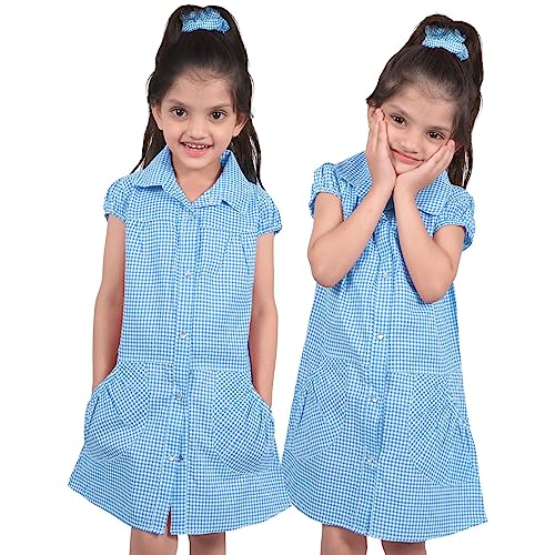 Robe uniforme scolaire fille lot de 2 bleu marine confortable pour la rentrée