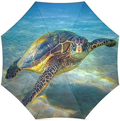 Best Friends/Sisters/Brothers Gifts Popular Lovely Sea Turtle Image 100% Fabric And Aluminium Umbrella