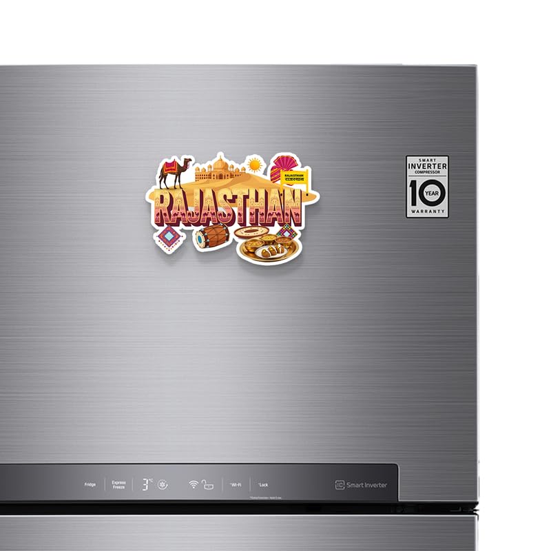 Image of Rajasthan Fridge Magnets, Glossy Finish, Stylish Magnet for Fridge, Wardrobe & Metal Surfaces