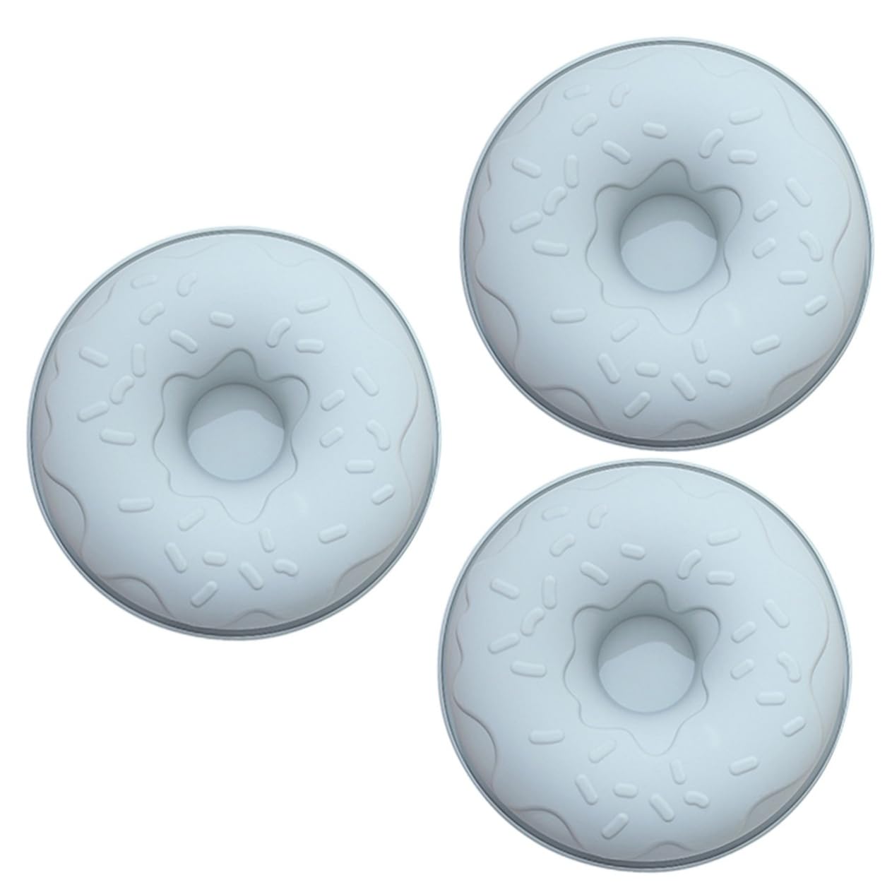 LIFKOME Juego De 3 Moldes para Donas Y Muffins Moldes para Hornear En La Cocina En Surtidos para Cocinar A Diario Y para Fiestas.