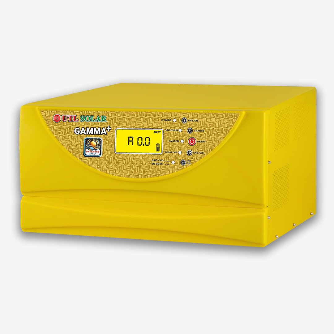UTL Gamma Plus 2000 MPPT Solar Inverter for Home Office & Shops | Pure Sinewave | 1 Inverter Battery Supports Lithium & Lead Battery | LCD Display | Easy Installation |2 Yrs Warranty(1.5kva/24v) (B0DGQM143Y) Amazon Price History, Amazon Price Tracker