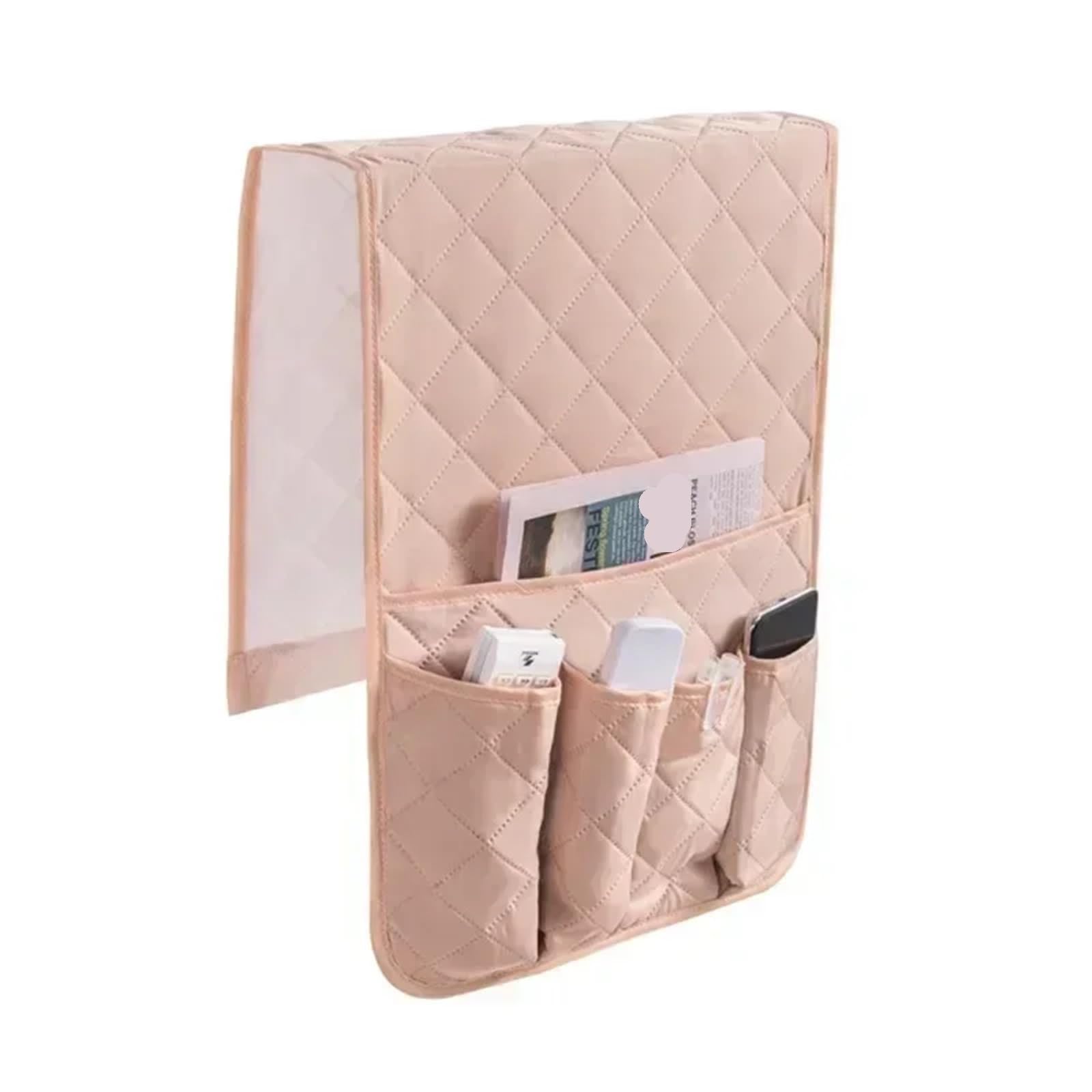 ZPFDSG Sofa Armrest Organizer With 5 Pockets And Cup Holder Tray Couch Armchair Hanging Storage Bag