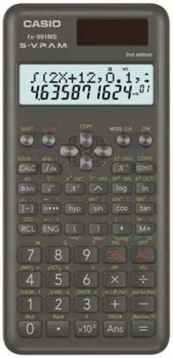 Casio Fx991Ms2Nd Edition Scientific Calculator Buy Online at Best