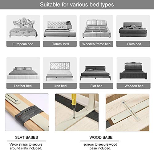 Mingfuxin Extra Long Safety Bed Rails for Toddlers, Vertical Lifting Foldable Bed Guardrail Crib Bed Rails Guard for Kids Twin, Double, Queen & King Size with Dual Lock- Single Side 70"