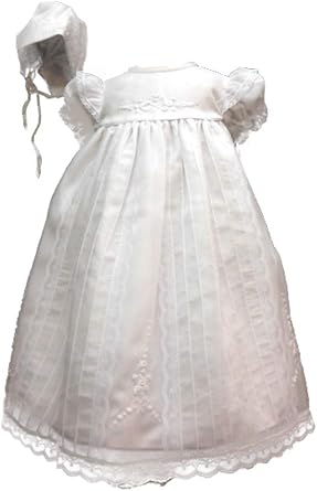 WillBeth Embroidered Gown w/Bonnet 16271