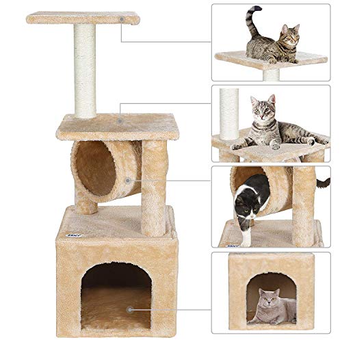 Casa para Gatos Torre de Actividad 36 Pulgadas miniatura 2
