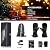 SNOW DEER Heated Mittens Gloves for Men and Women, 7.4V 2200MAH Electric Rechargeable Battery Ski for Winter Skiing Skating Snow Camping Hiking Heated Arthritis Hand Warmer Gloves(XS)