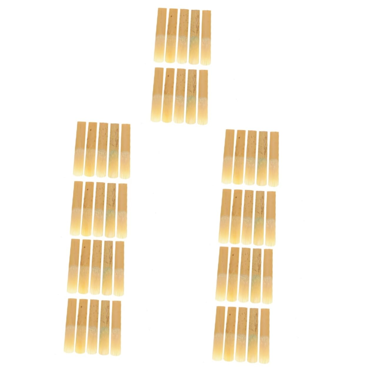 SHOWERORO 50piezas Cañas De Saxofón y Clarinetes Fuerza Accesorios Musicales Compactos y Ligeros Perfectos Para Actuaciones y Práctica