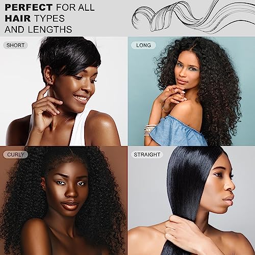 Jenny Capp 6pc Satin Cushion Hair Rollers 1" Thick - Super Soft Accessories for Women, Promote Healthy Curls & Prevent Breakage for Natural Hair