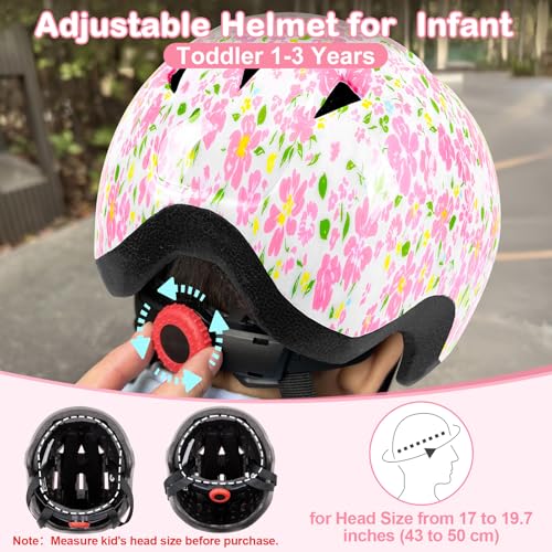 Image of Toddler Bike Helmet, Kids Helmets Baby Infant Bike Helmet for Kids Toddlers Boys Girls Age 1-3 /2-4 /3-5 /5-8 for Biking Scootering Skateboarding