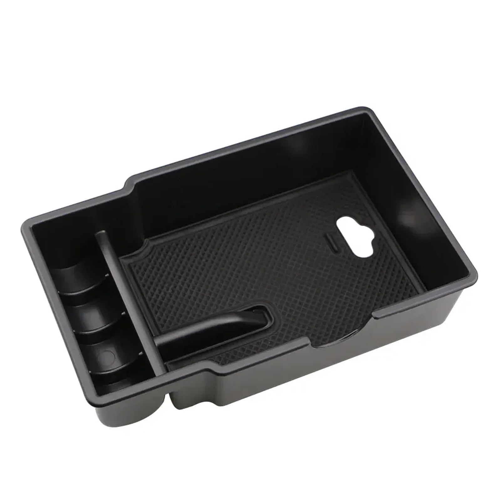 Sztmyvuw One Color Interior Storage Box Compatible With Jeep For Renegade 2014 2015-2023 Car Armrest Storage Box Central Console Tray Organizer Container Stowing Case Holder Accessories