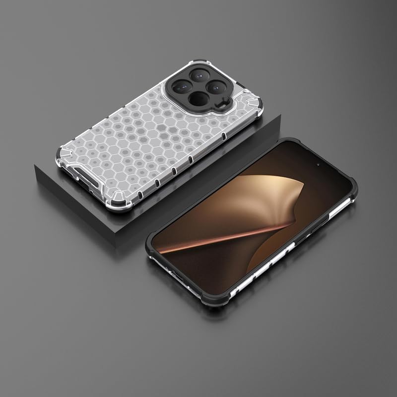Image of Plastic Bumper Back Case Cover for Xiaomi 15T Pro /Mi 15T Pro 5G (Transparent)