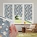 No Drill Blackout Roman Shades Blinds, No Tools Custom Made Lined Window Shades Blinds for Windows, Doors, French Doors, Kitchen Windows, Color 12