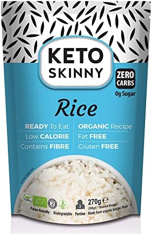 Keto Skinny Rice, Penne & Noodles Konjac Flour - Gluten Free, Zero Sugar | Low Calorie, Keto Paleo & Vegan Diets | 270g, 2 of Each (6)