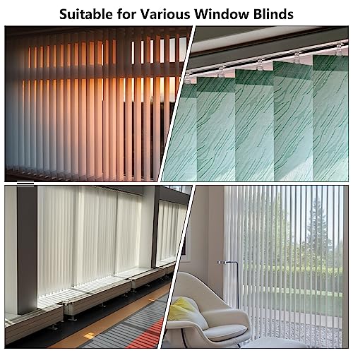 25 Set/50 Pcs Vertical Blind Repair Tabs Clear Vertical Blinds Replacement Slats Panels Self-Adhesive Blinds Replacement Fixers Window Blinds Repair Parts #TOP7