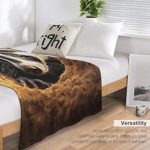Couverture blaireau moelleuse et lavable pour lit et canapé - 7