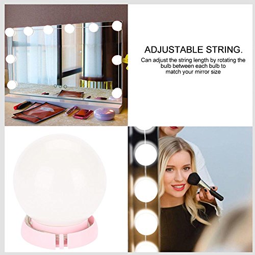 LED Vanity Mirror Lights Kit, Acogedor 7000K Hollywood Style Vanity Mirror Lights