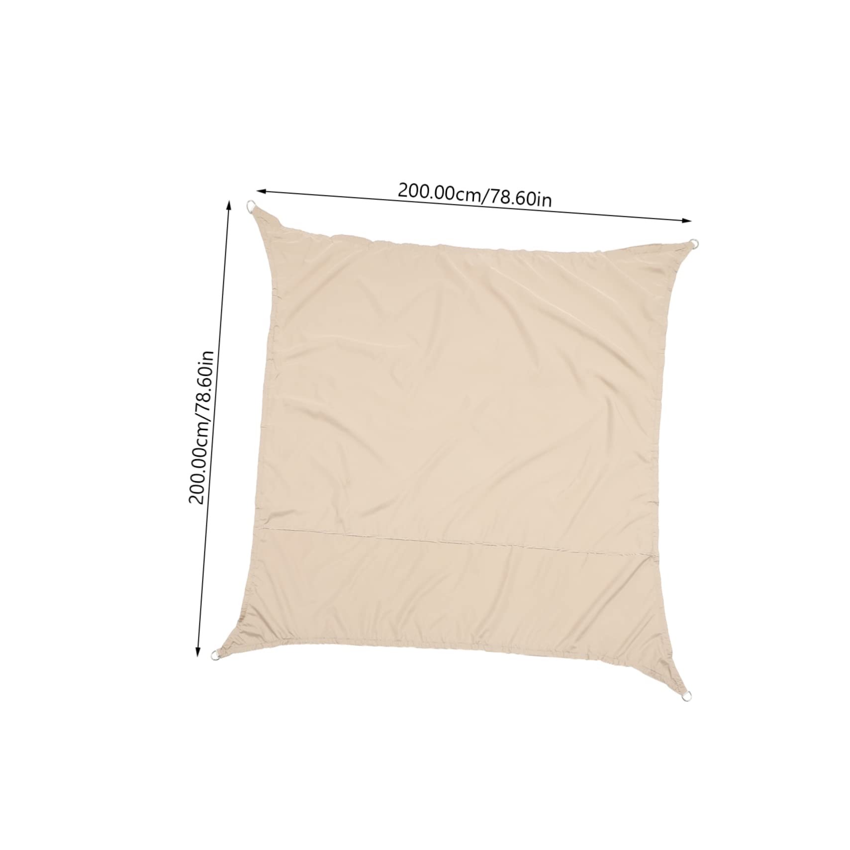 BESPORTBLE Bâche De Solaire Résistant Aux UV pour Balcon Et Jardin Facile à Installer Et Démonter pour Créer De Ombrage Extérieur