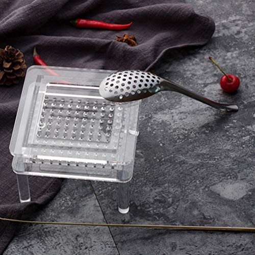 NUOBESTY 2 Stks Sferificatie Lepels Rvs Schuimspaan Lepel Moleculaire Mixologist Bar Lepel Voor Keuken Koken Thuis (Zilver) - Image 4