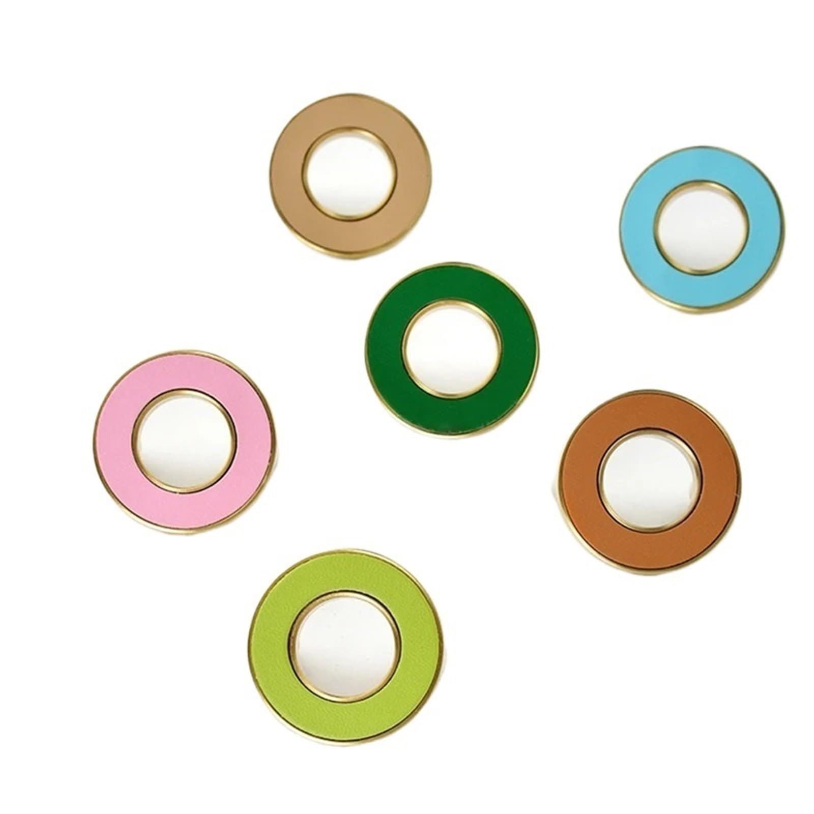 Kdhcvkz 8-24W 1Pcs Brass Gold Cabinet Knobs And Handles Colorful Leather Kitchen Handle 28Mm Hole Distance Furniture Handle Door Hardware(8-24W)