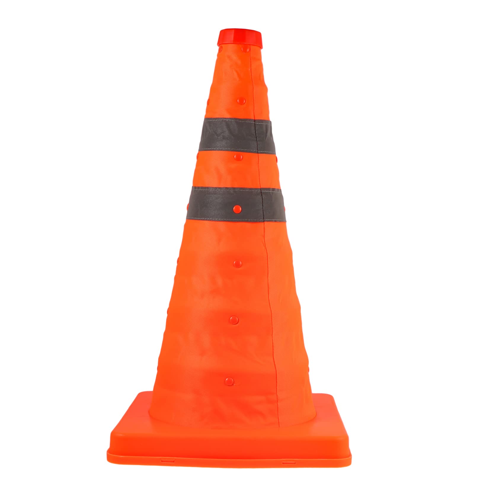 TOYANDONA Mini Conos Deportivos de Tráfico 45cm, PP Naranja Reutilizables