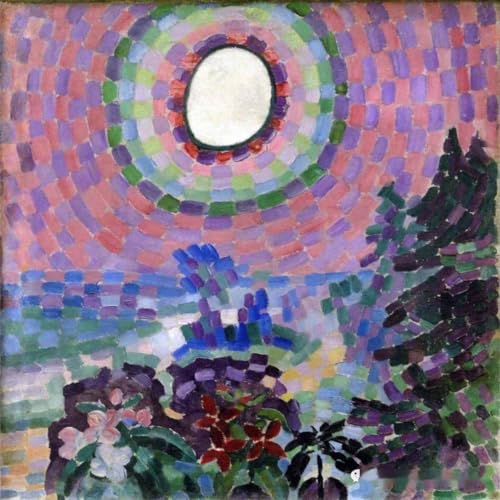Peinture Robert Delaunay Soleil et Lune pour illuminer la décoration murale du salon