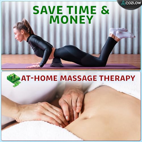 Psoas Release Massage Tool - Black - Back & Hip Flexor Muscle Stretcher - Deep Tissue Massage Tool for Myofascial Release - Trigger Point Massager for Pain Relief & Quick Recovery - by Cozlow - 2