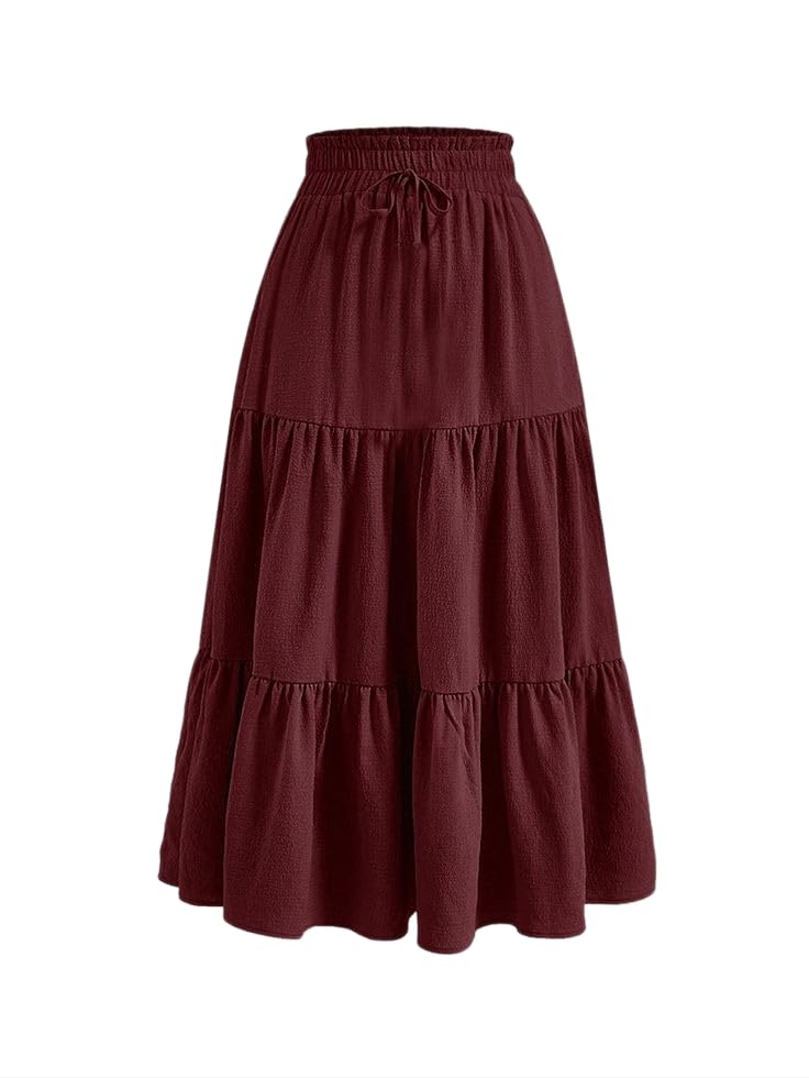 janak Mid Length Ruffle Skirt 580-picture-26
