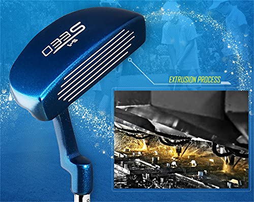 Dzieci Golf Putter Blade Right Hand Junior Putters Wiek 3-12 Lekki wał grafitowy Głowa ze stali nierdzewnej Początkujący klub treningowy Indoor Outdoor Putting Practice