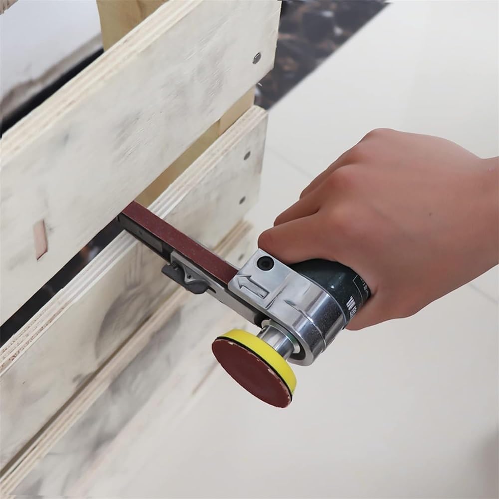 Grinder， Electric Belt Sander Mini Belt Sander Electric Grinder Small Grinding Machine Hand-held Electric Belt Sander