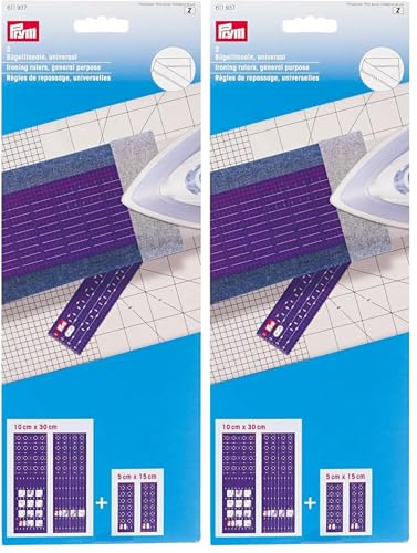 Règles de repassage Prym 611937 pour réussir facilement tous vos ourlets de rideaux