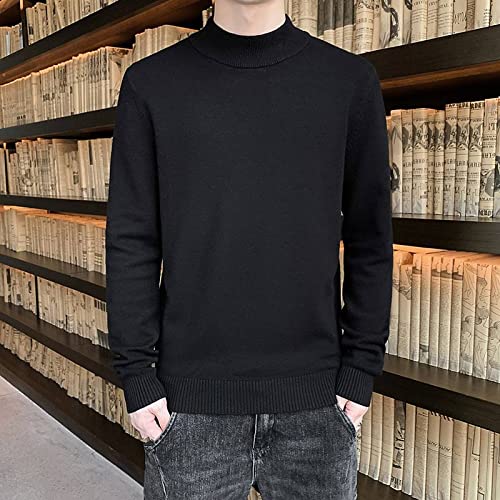Pull en tricot homme col roulé anti-froid pour un look soigné