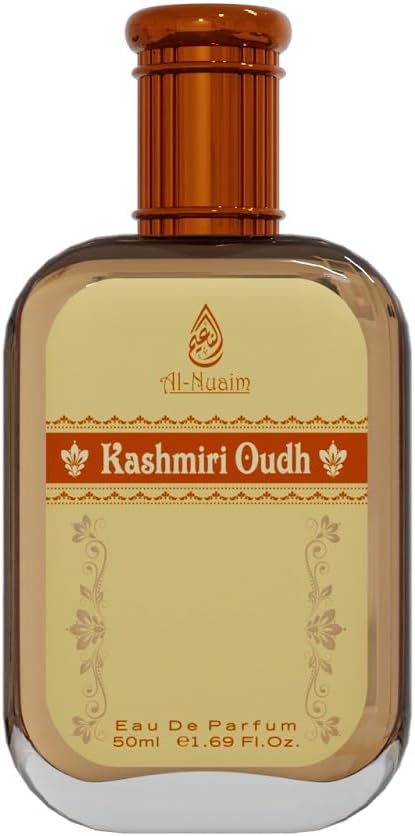 Al-Nuaim Kashmiri Oudh Eau De Parfum for Men & Women - Pack of 2 (50ml Each) | EDP Perfume | Long Lasting & Luxury Fragrance