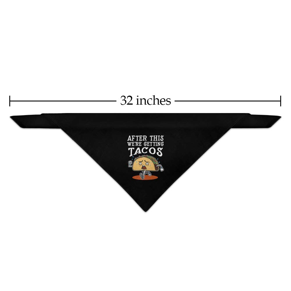 GRAPHICS & MORE After This We're Getting Tacos Running Runner Marathon Dog Pet Bandana
