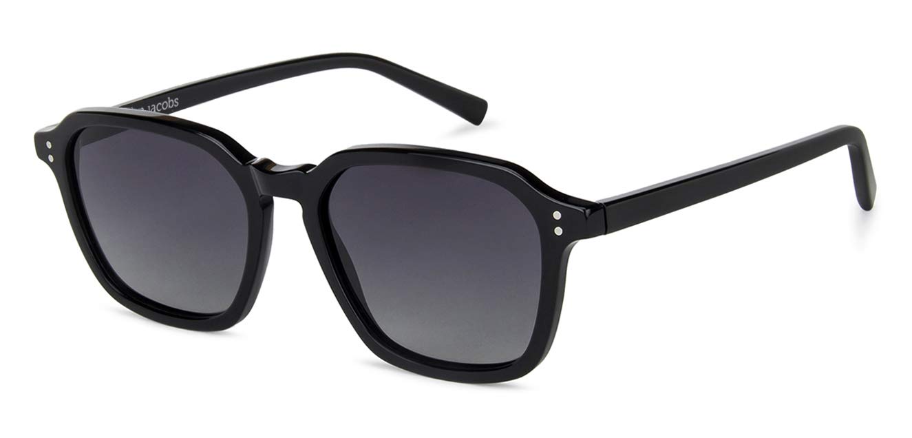 John Jacobs | Polarized & UV Protection Sunglasses | For Men & Women | Full Rim Square | JJ S13025